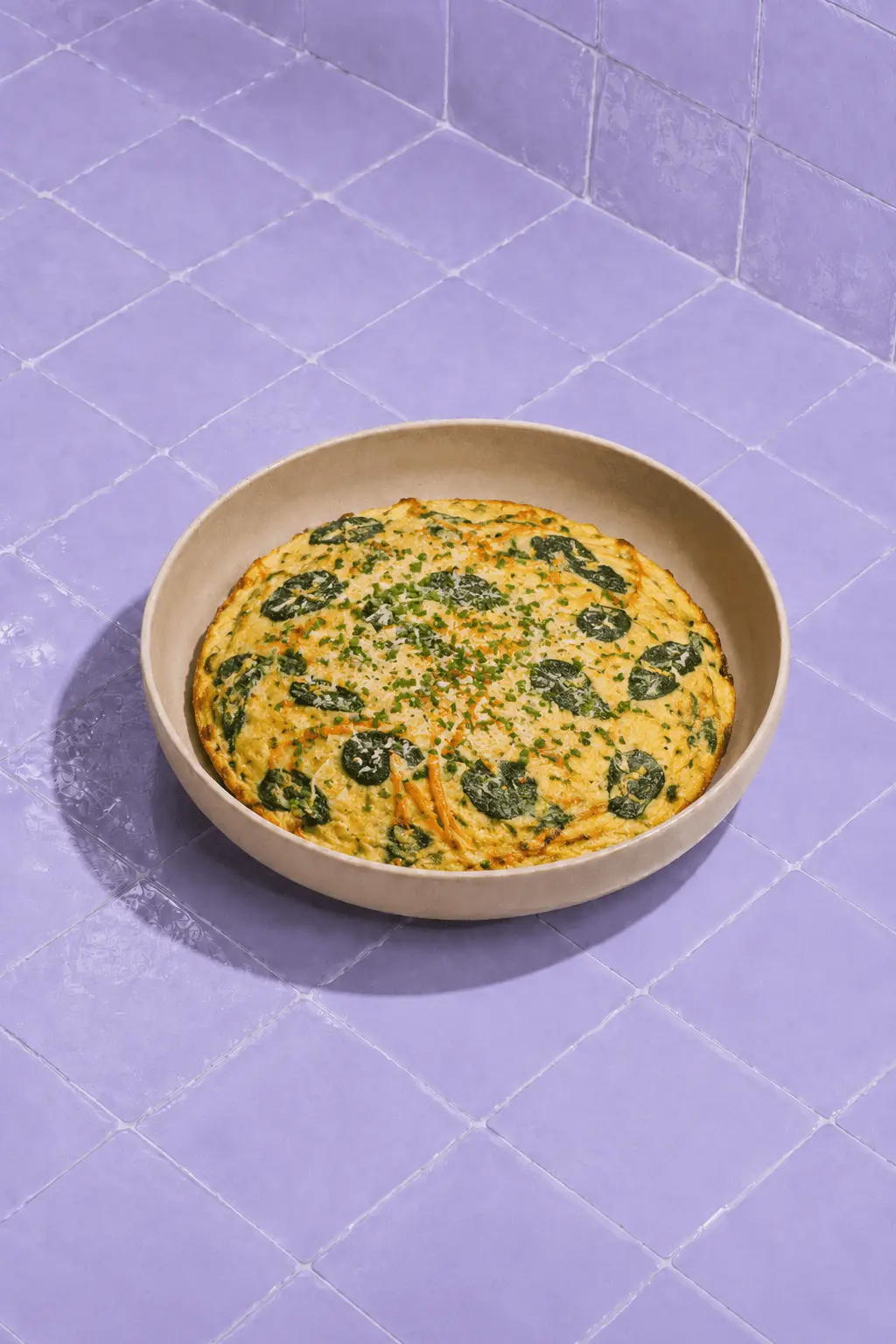 Carrot and Spinach Frittata